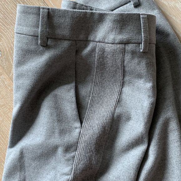 Peserico Side Stripe Rib Cuff 28" Trouser Grey Sz42 - Picture 11 of 11